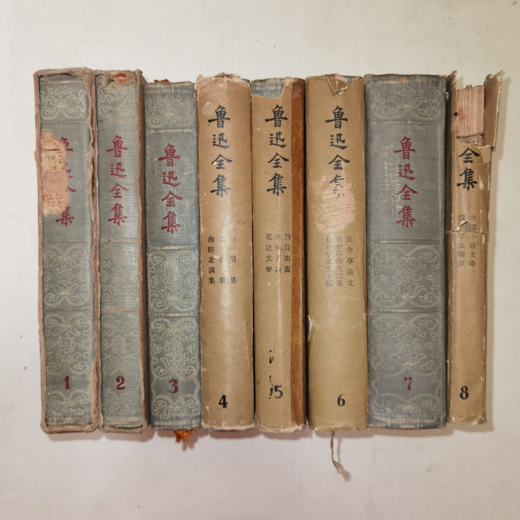 Buku Lu Xun Quanji (Paket Lengkap 8 Buku) - Kumpulan Karya Lengkap Lu Xun, Tokoh Sastra Modern Tiong