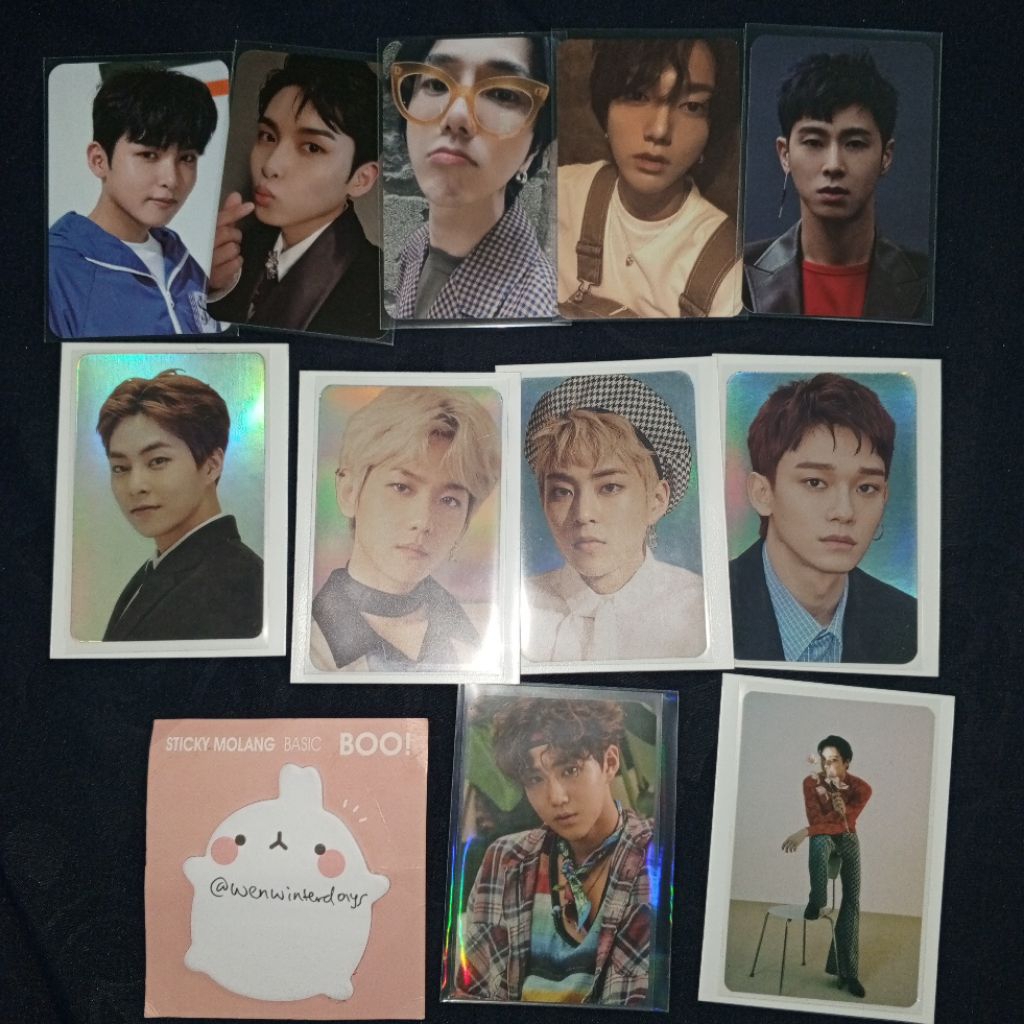 PHOTOCARD PC OFFICIAL KAI YESUNG XIUMIN EXO JALOUSE MAGAZINE PHOTOPACK PP PHOTO PACK SEASON GREETING