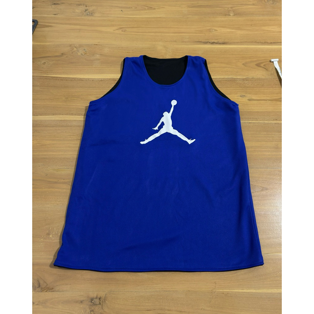 Kaos basket ANAK jordan bolak balik - biru hitam