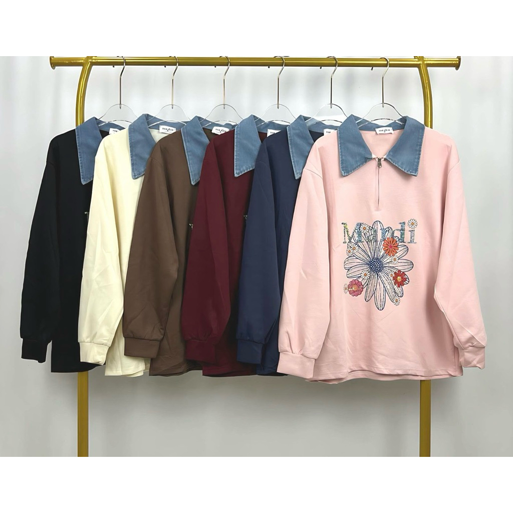 Kaos krah jeans blink blink