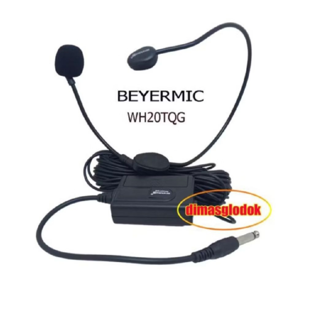 Mic Kabel Headset Mikropon Condensor Mikrofon Bando Panjang Kabel 10 Meter