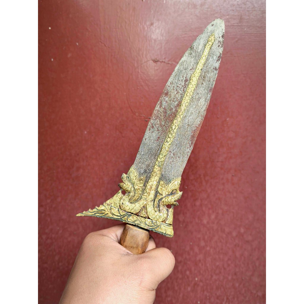 Keris Bethok Naga Kembar Kinatah