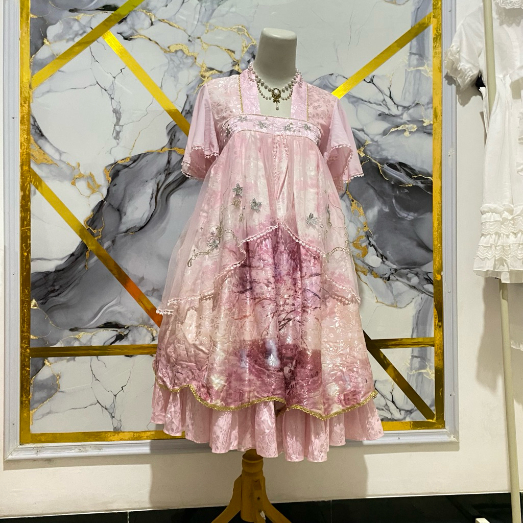 Lolita Pink Sakura Hanfu Waloli