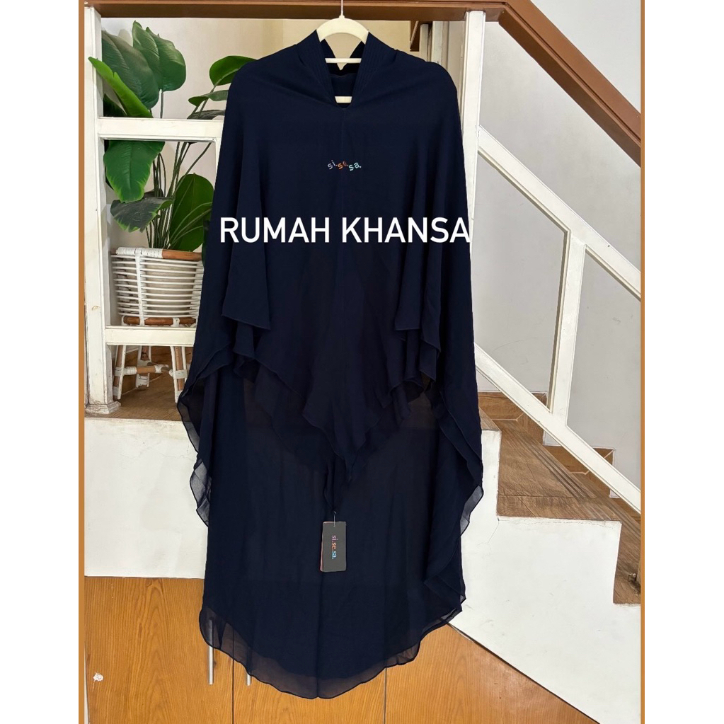 New with tag khimar sisesa labibah navy