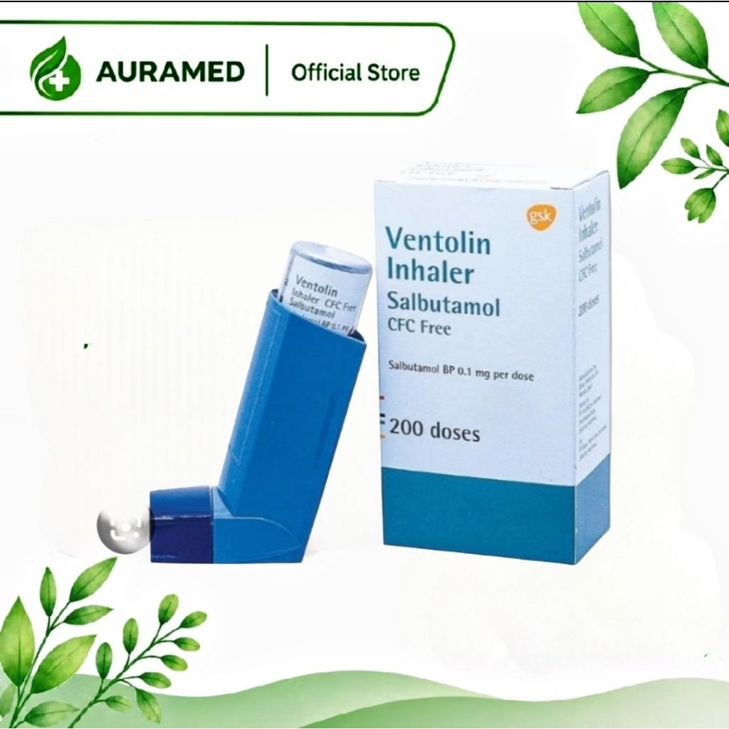 produk original asma sesak nafas VENTOLIN INHALER