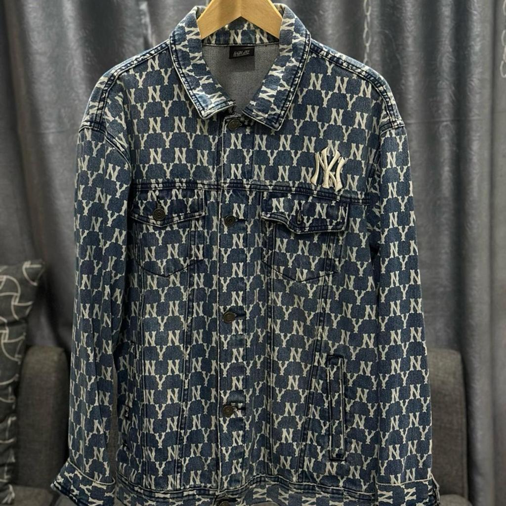 MLB Monogram Denim Jacket Authentic Original