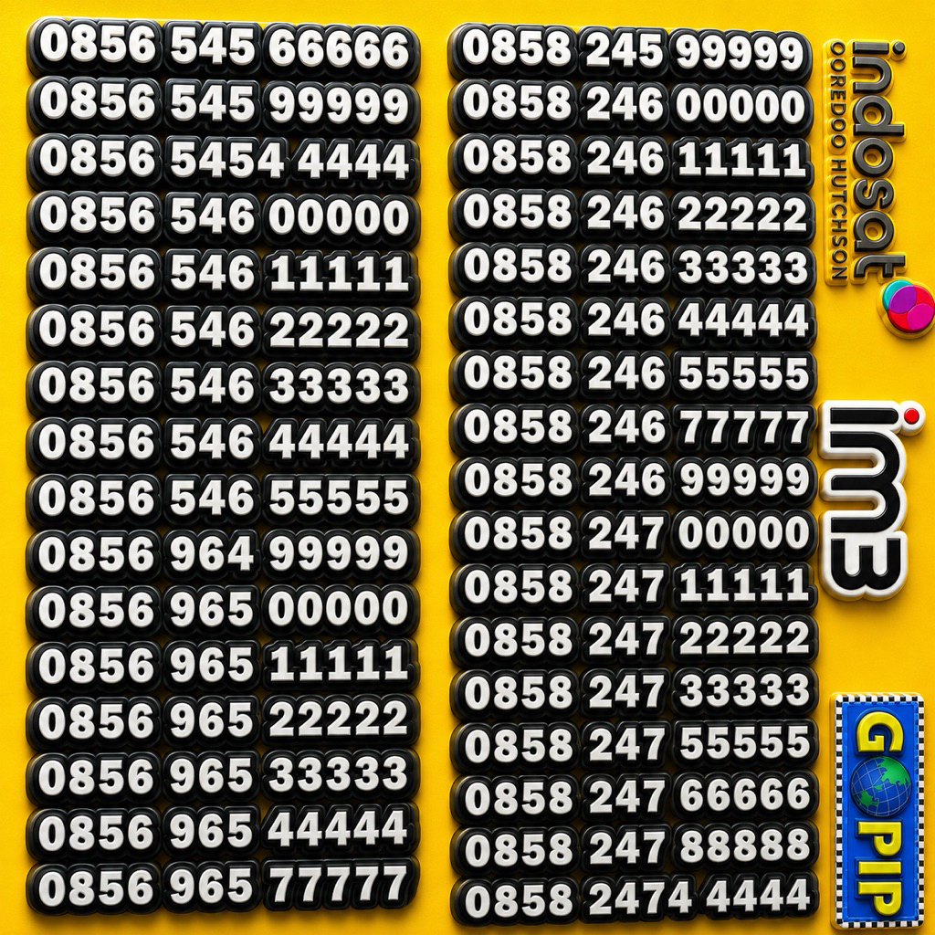 Nomor Cantik Im3 00000 11111 22222 33333 44444 55555 66666 77777 88888 99999 Kartu Perdana Indosat S