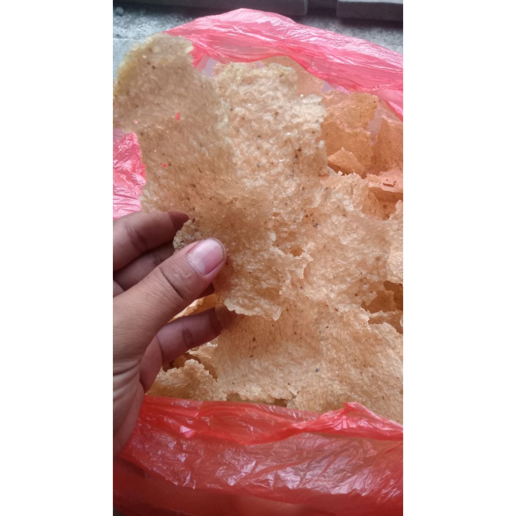 Kerupuk Puli Krecek Puli Mentah Krecek Gendar Gurih Renyah Teman Makan Pecel & Soto