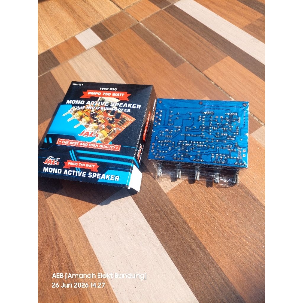 rangkaian kit mono speaker aktif pmpo 750watt