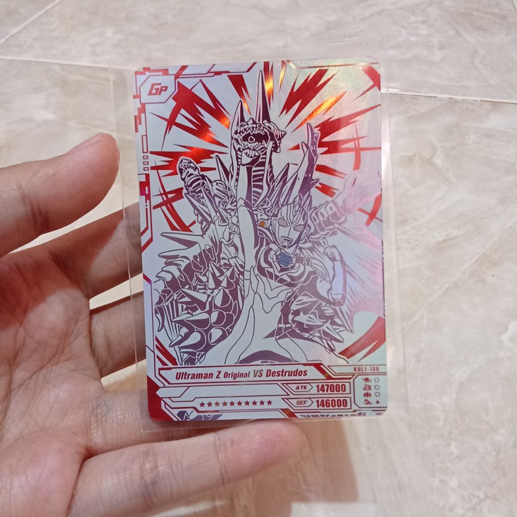 Super Universe Ultraman X Ultraman Z original Vs Destrudos Kayou GP CCG Collectible Card Games Kul1-