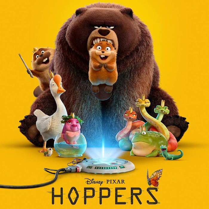 kaset DVD film anak animasi disney pixar Hoppers (2026)