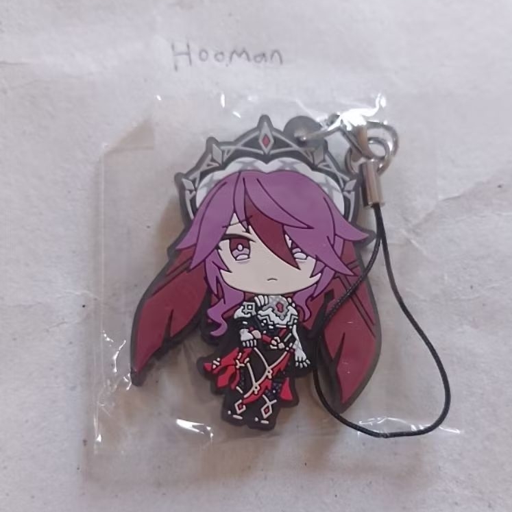 Genshin Impact Rosaria Rubber Keychain
