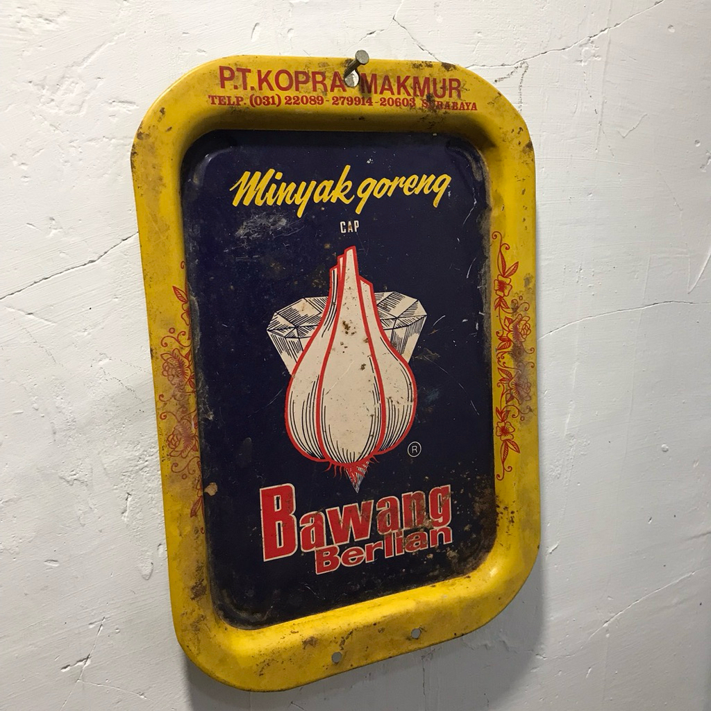 Enamel Pajangan iklan jadul thn 80an