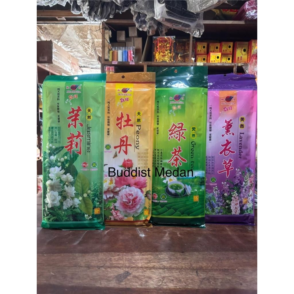 Hio wangi / Dupa aromaterapi xiangjia / Dupa panjang warna merah