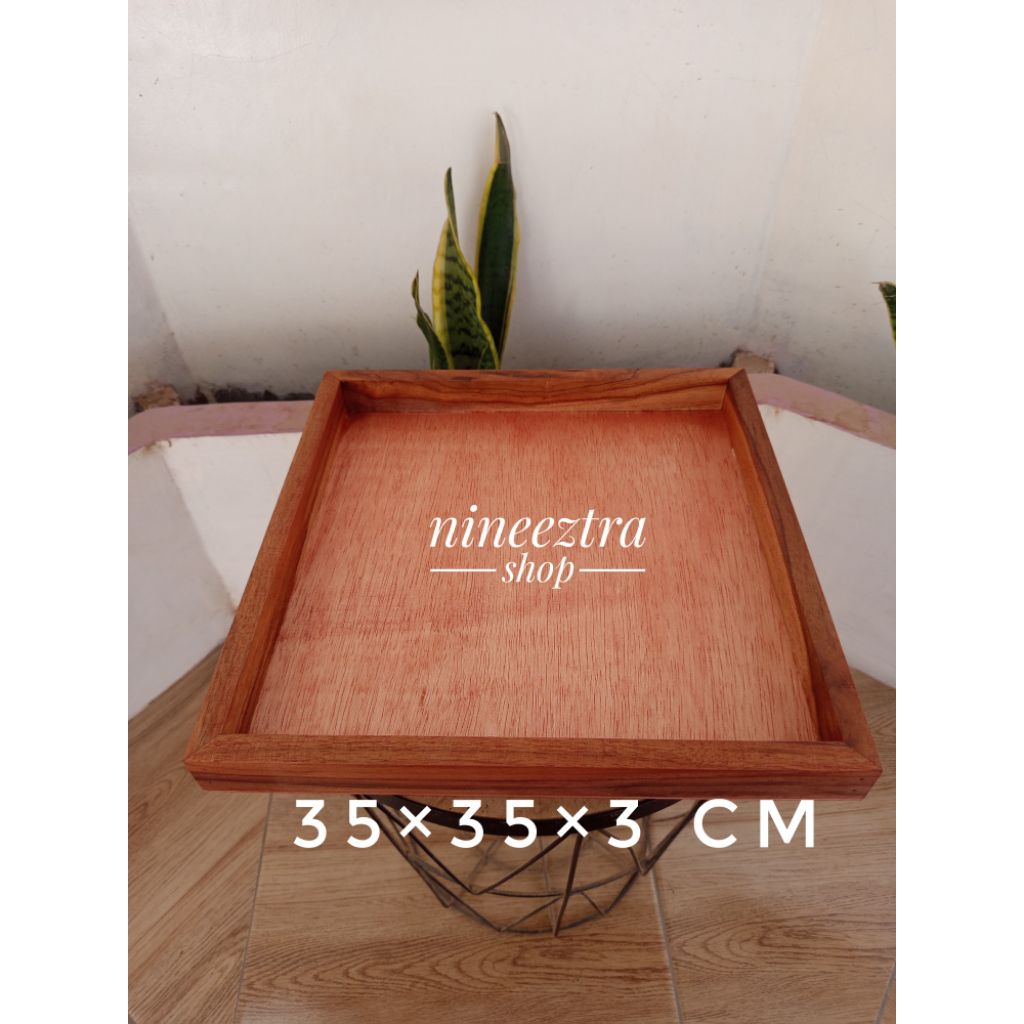 Kotak Kayu Jati 35×35×3 cm Alas triplek Box serbaguna multifungsi kayu jati Kotak kayu jati