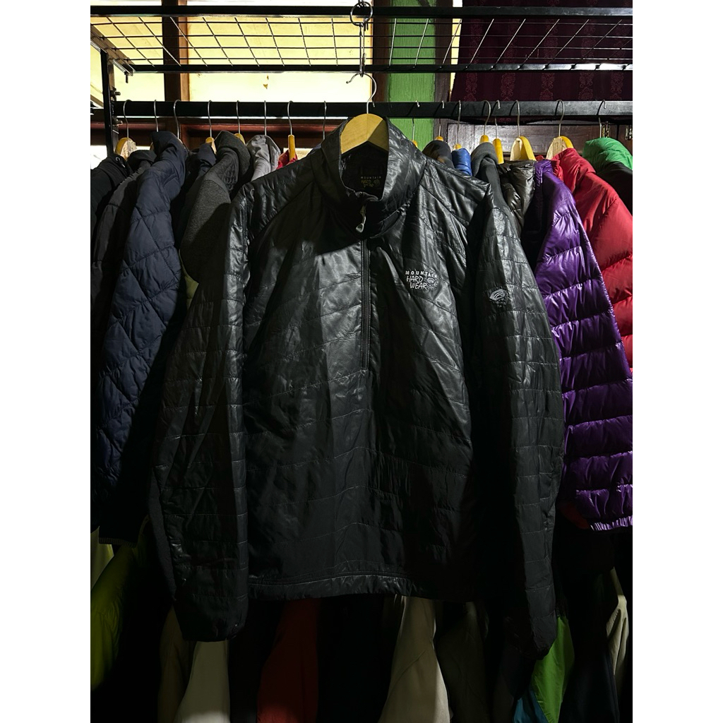 mhw halfzip inner jacket hitam XL