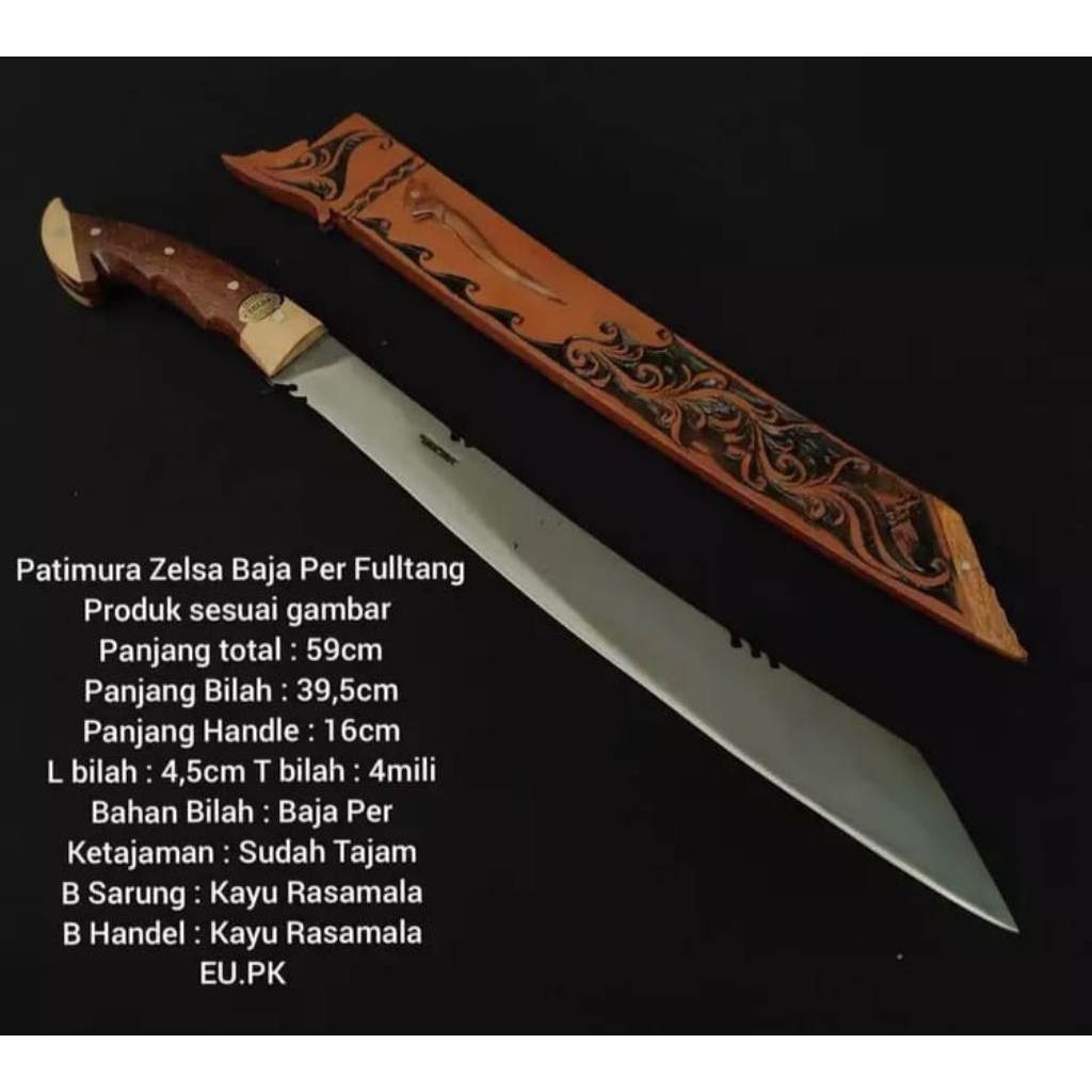Golok Tani Patimura Baja Per - Tahan Karat, Serbaguna, Kuat - Golok Patimura