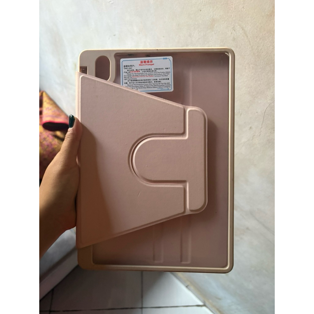 CASE HUAWEI MATEPAD SE 2014 PINK BEKAS LIKE NEW FLIP COVER