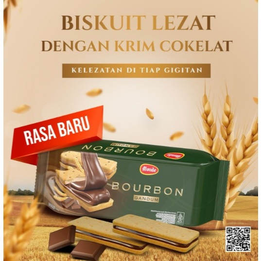 Monde Bourbon Gandum / Bourbon Choco 140gram