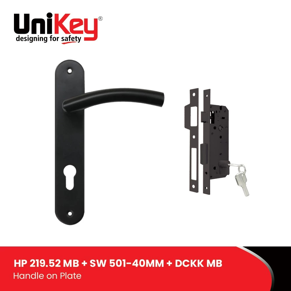UNIKEY HANDLE SET HP 219.52 MB + SW 501-40+DC KK MB / HANDLE PINTU / GAGANG PINTU