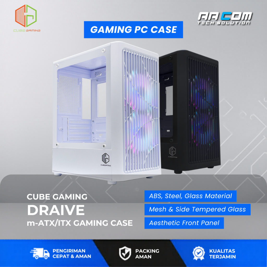 CUBE GAMING DRAIVE - CASING PC | M-ATX, ITX - GAMING PC CASE