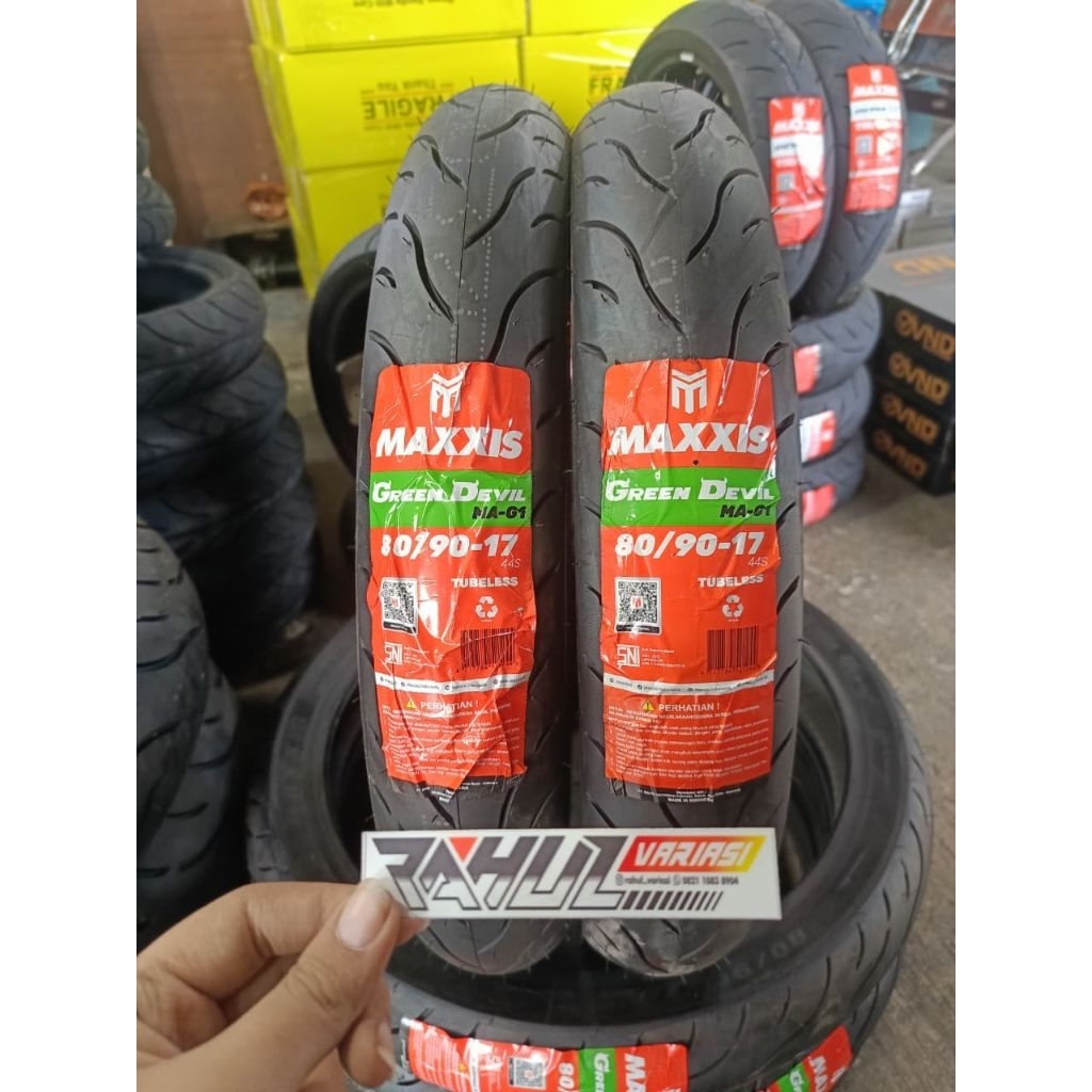BAN MAXXIS GREENDEVIL 80/90 RING 17 BAN MAXXIS