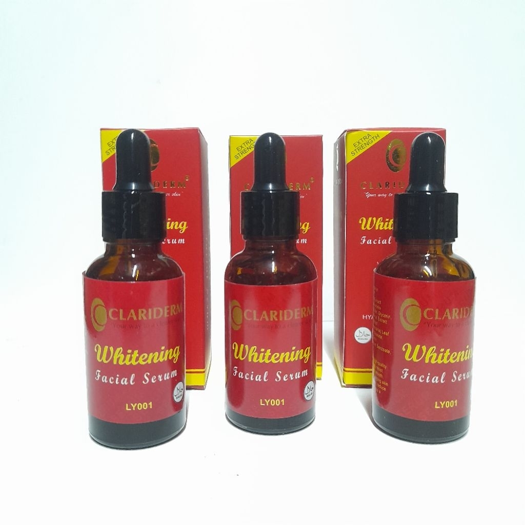 ( 3 Pcs ) Serum wajah Clariderm Original