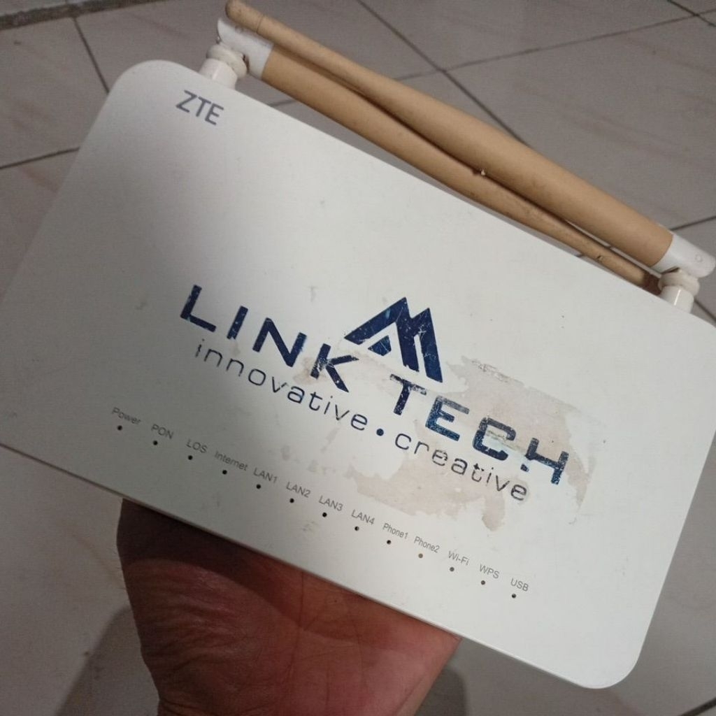 ROUTER ZTE F609 V3 SECOND PORT BIRU