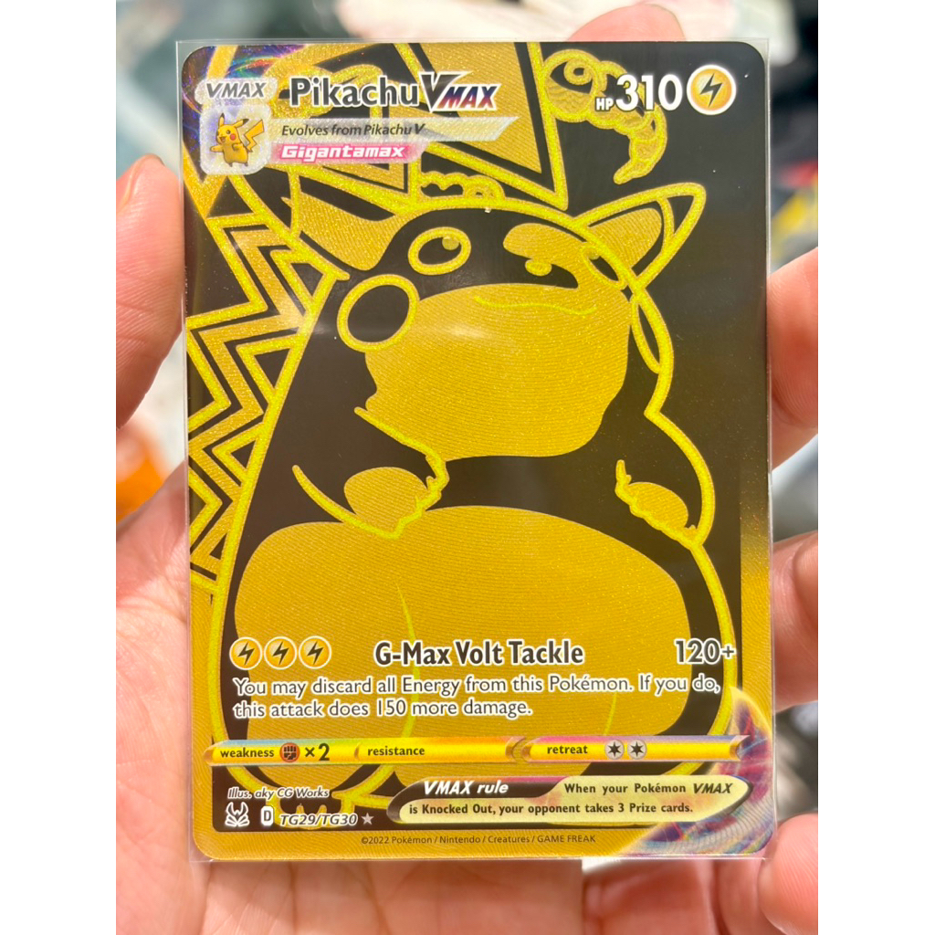 kartu pokemon tcg pikachu vmax english