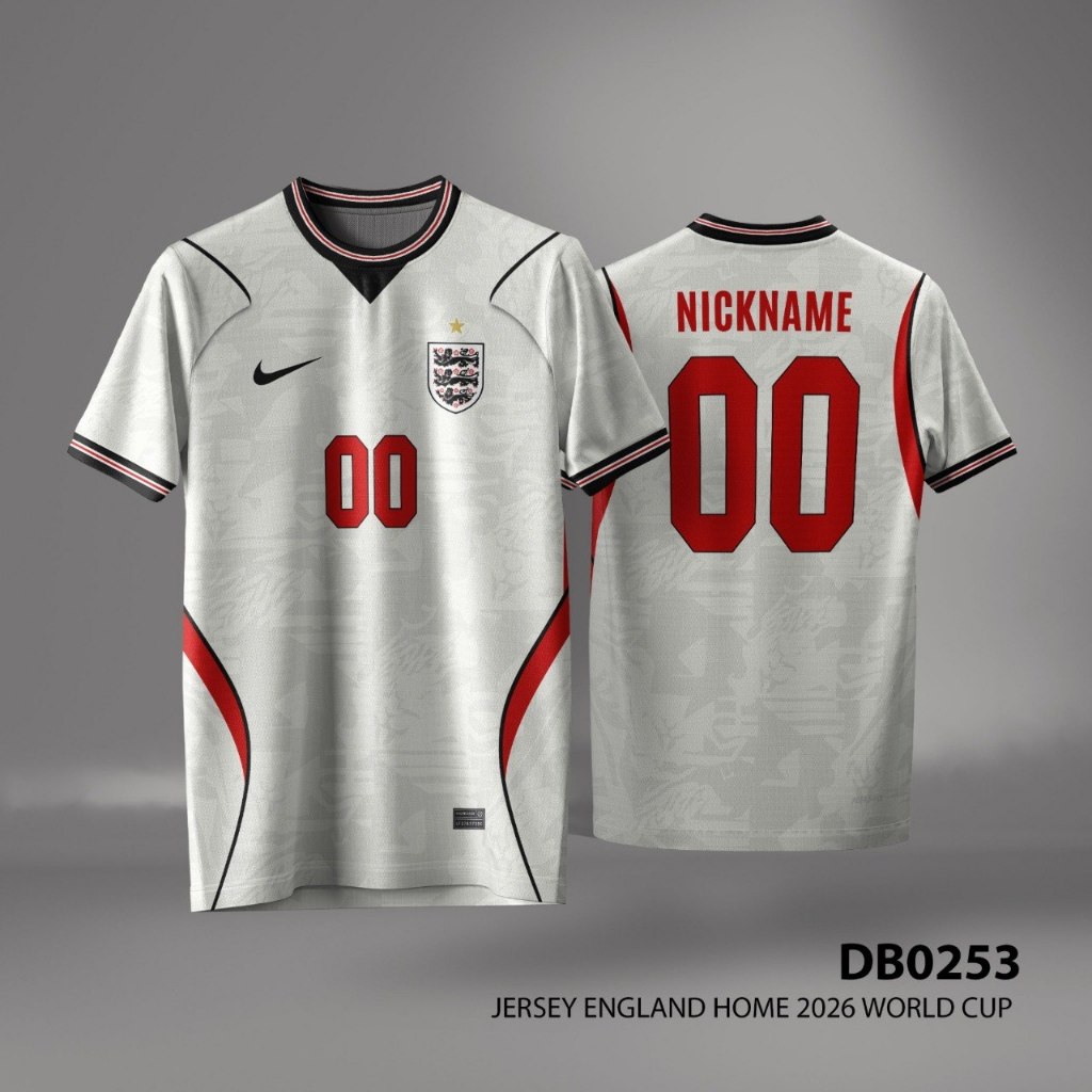 Jersey Bola England Inggris Home 2026