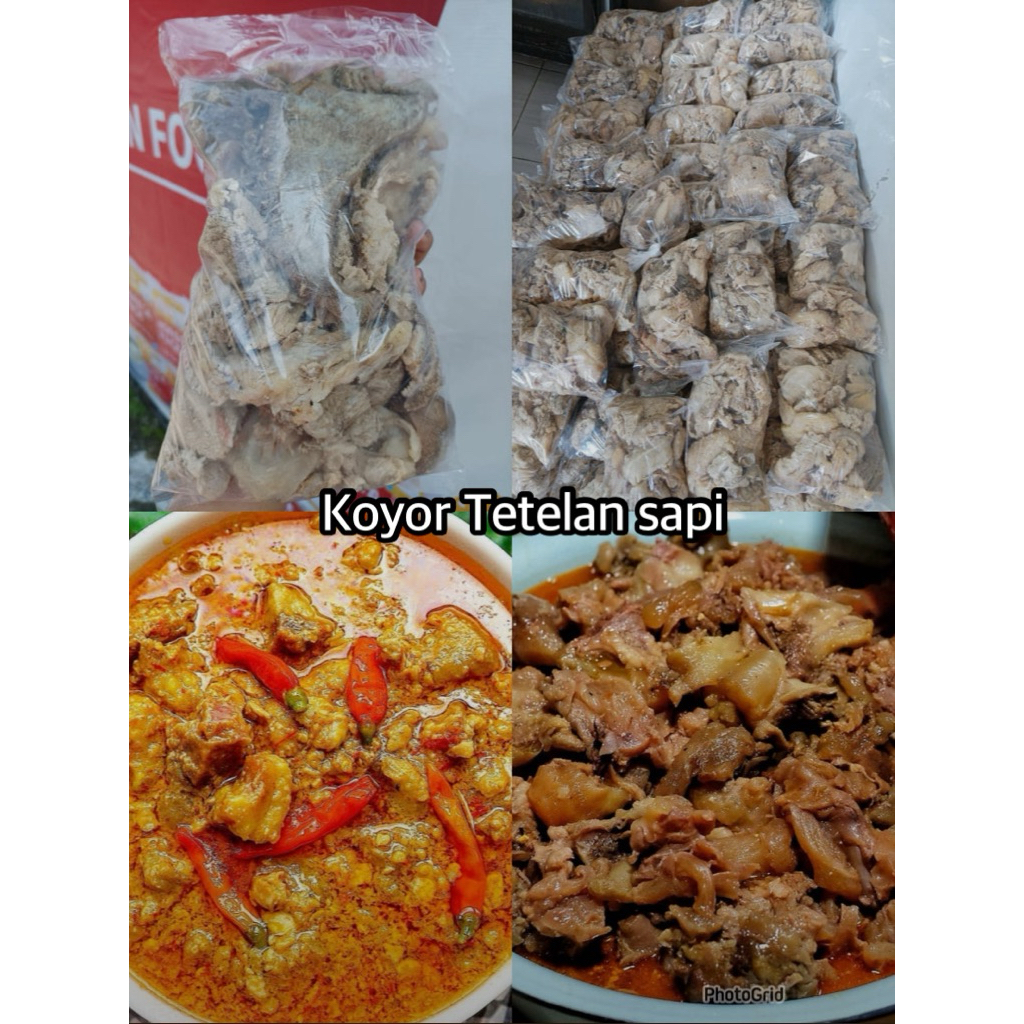 Koyor tetelan otot sapi berat 1 kg