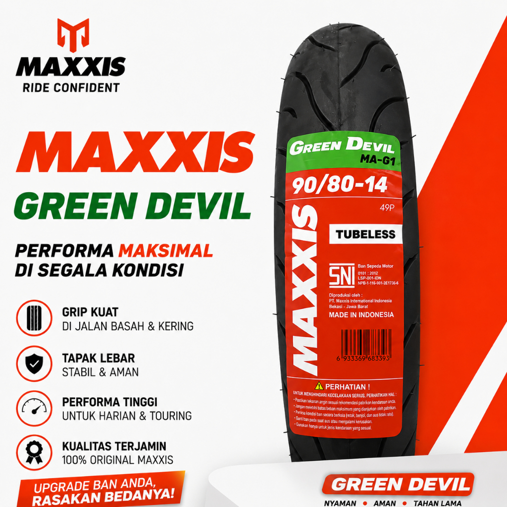 MAXXIS GREEN DEVIL 90/80-14