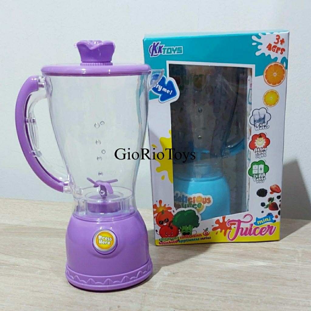 Mainan Anak Perempuan Blender Mixer Juicer Bisa Di Isi Air Dan Menyala Lampu - Mainan Kitchen Set Ma