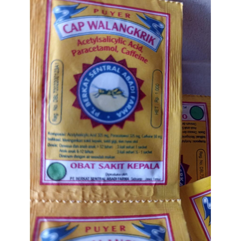 puyer puder cap walangkerik/jangkrik