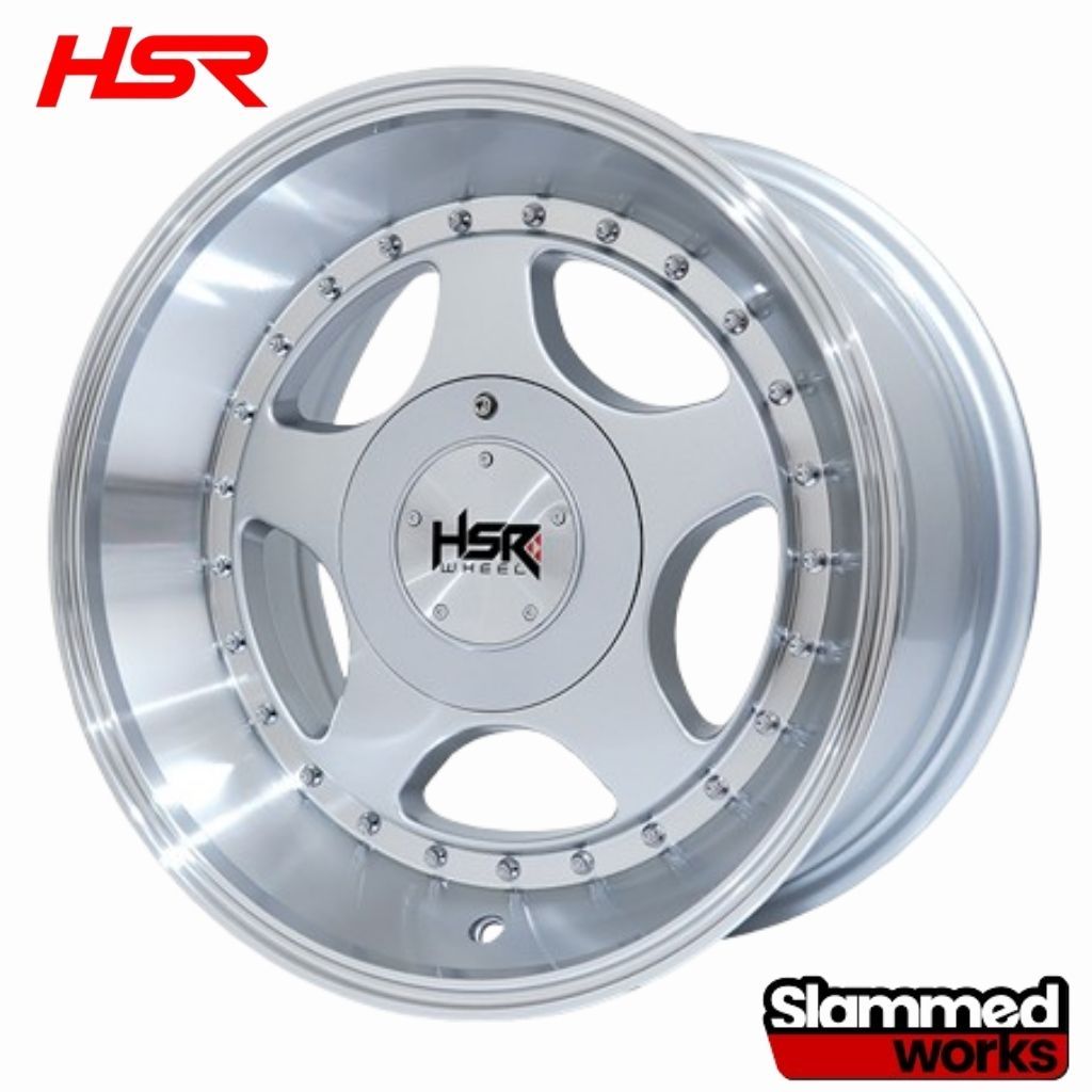 VELG HSR PRUGIA RING 15 CELONG MODEL OZ RACING PCD 4X100-114.3 SILVER POLISH