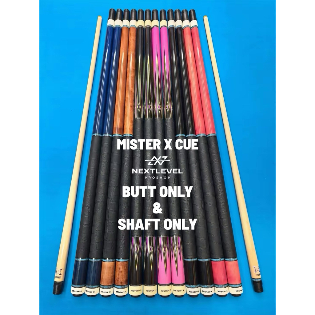 Mister X cue Butt only inlay, Shaft Only