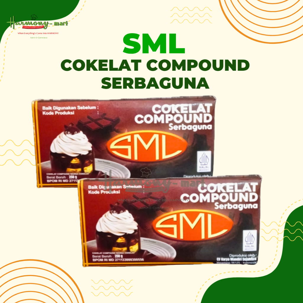 SML Coklat Compound Serbaguna / Chocolate Compound - 250gr