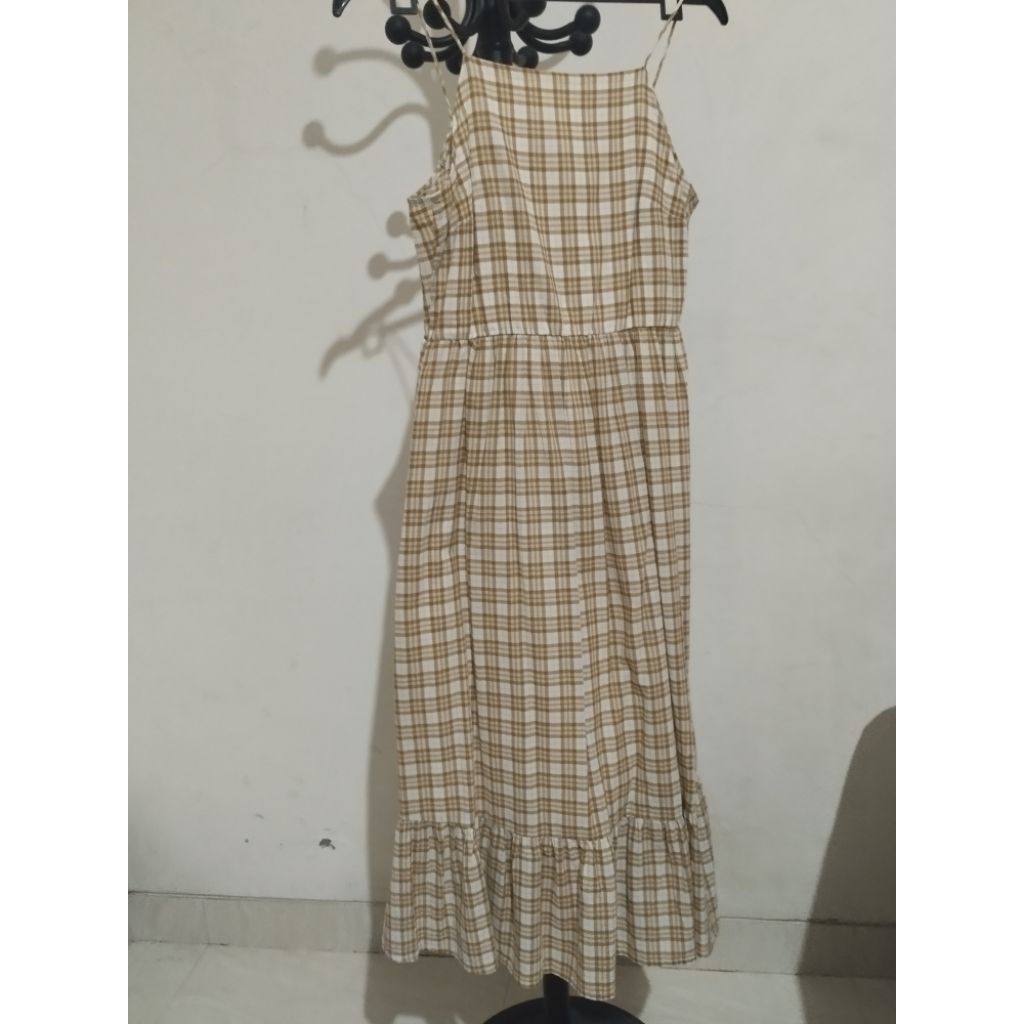 Baju dress panjang cewek wanita Mango Original