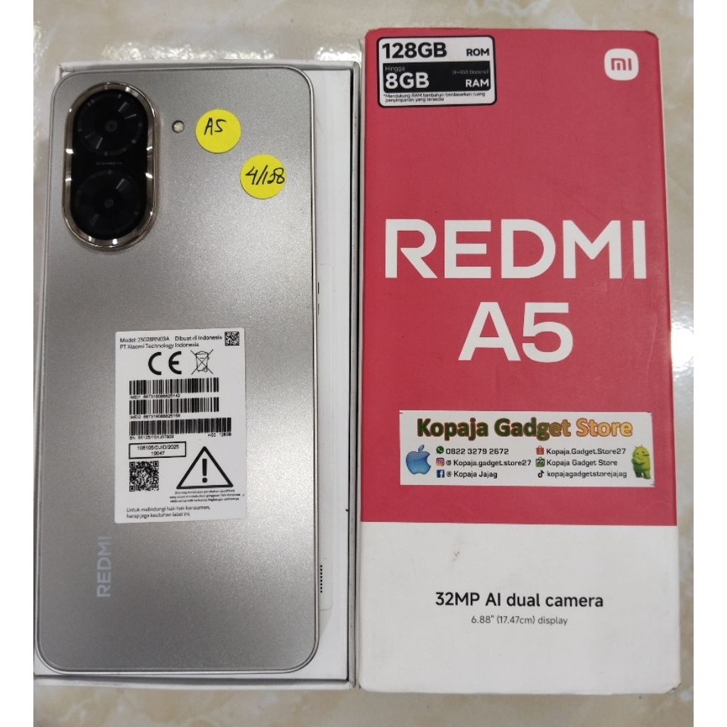 Redmi A5 4/128 second fullset