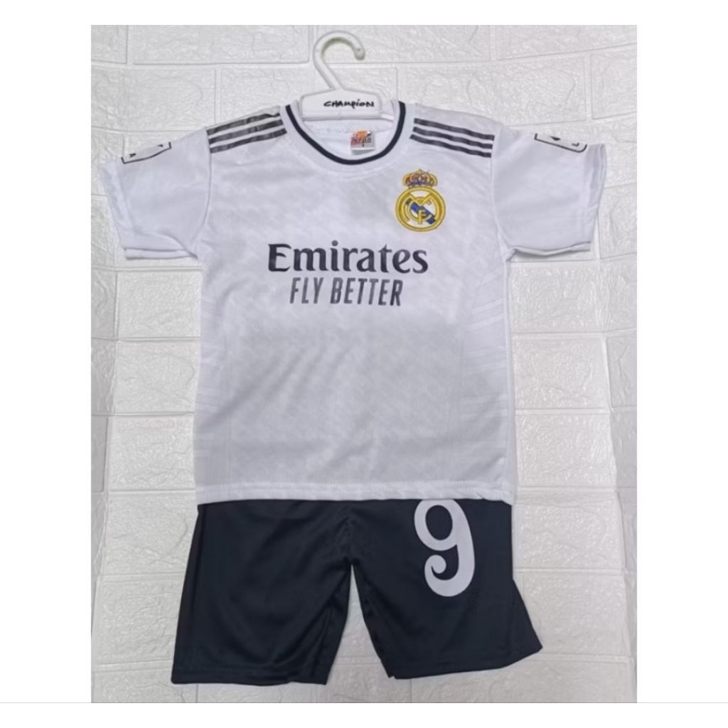 SETELAN JERSEY PREMIUM EMIRATES BOLA PIALA DUNIA ANAK USIA 12 TAHUN