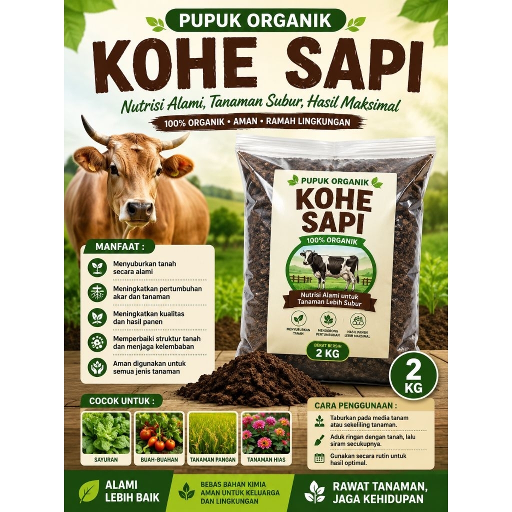 PUPUK KOMPOS KOHE SAPI