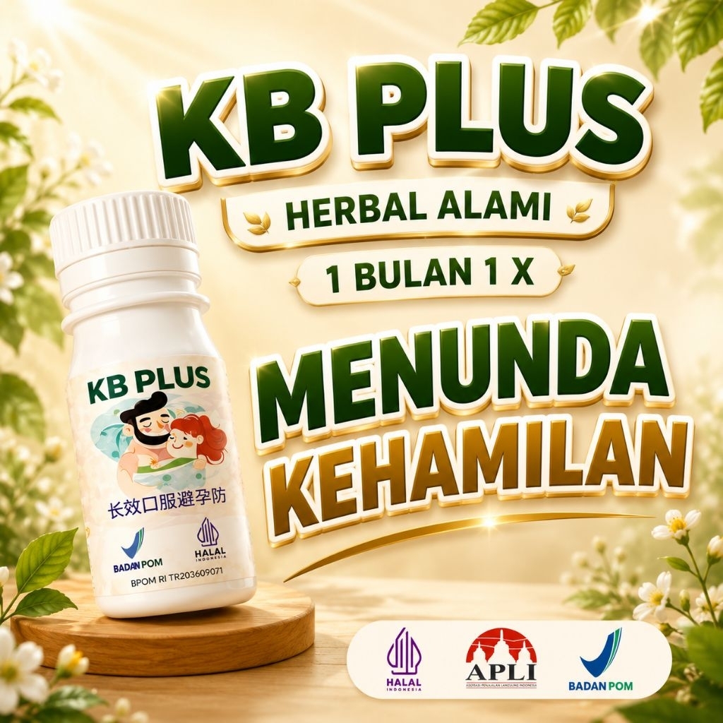 KB plus super Original Menunda Kehamilan 1 Bulan Suplemen Kesehatan  Sudah BPOM dan HALAL