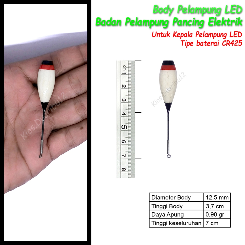 BODY Pelampung Pancing LED / Badan pelampung Elektrik