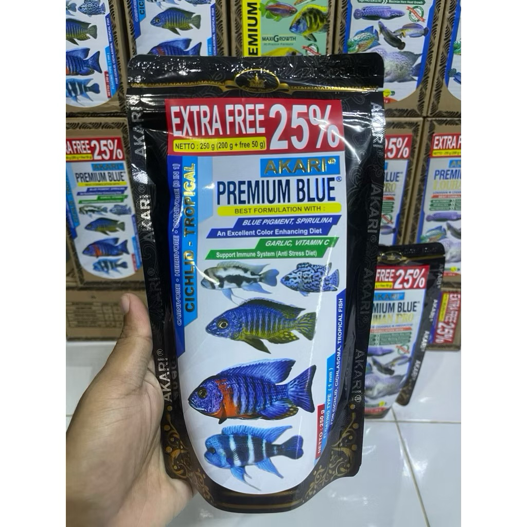 pelet premium blue