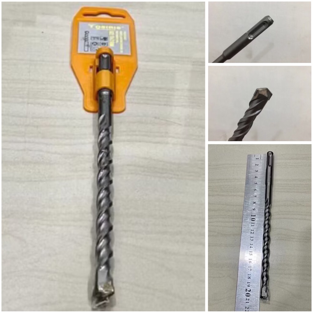 OSIRIS 14x210 Mata bor beton colok 14mm x 21cm sds plus tembok dinding hammer drill 14 mili concrete