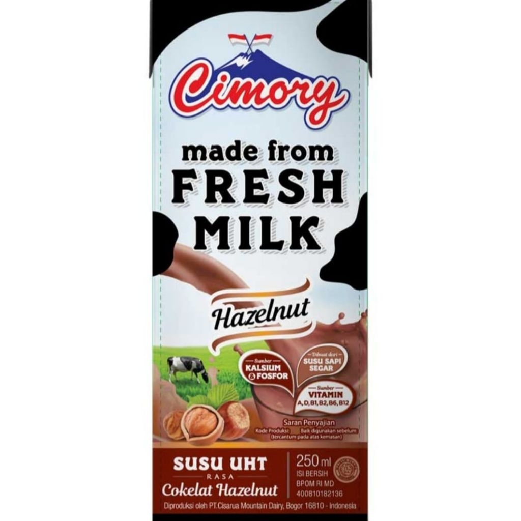 SUSU CIMORY FRESH MILK UHT Cimory 250 ml - Rasa Almond, Matcha, Choco Malt, Cashew, Hazelnut, Bluebe