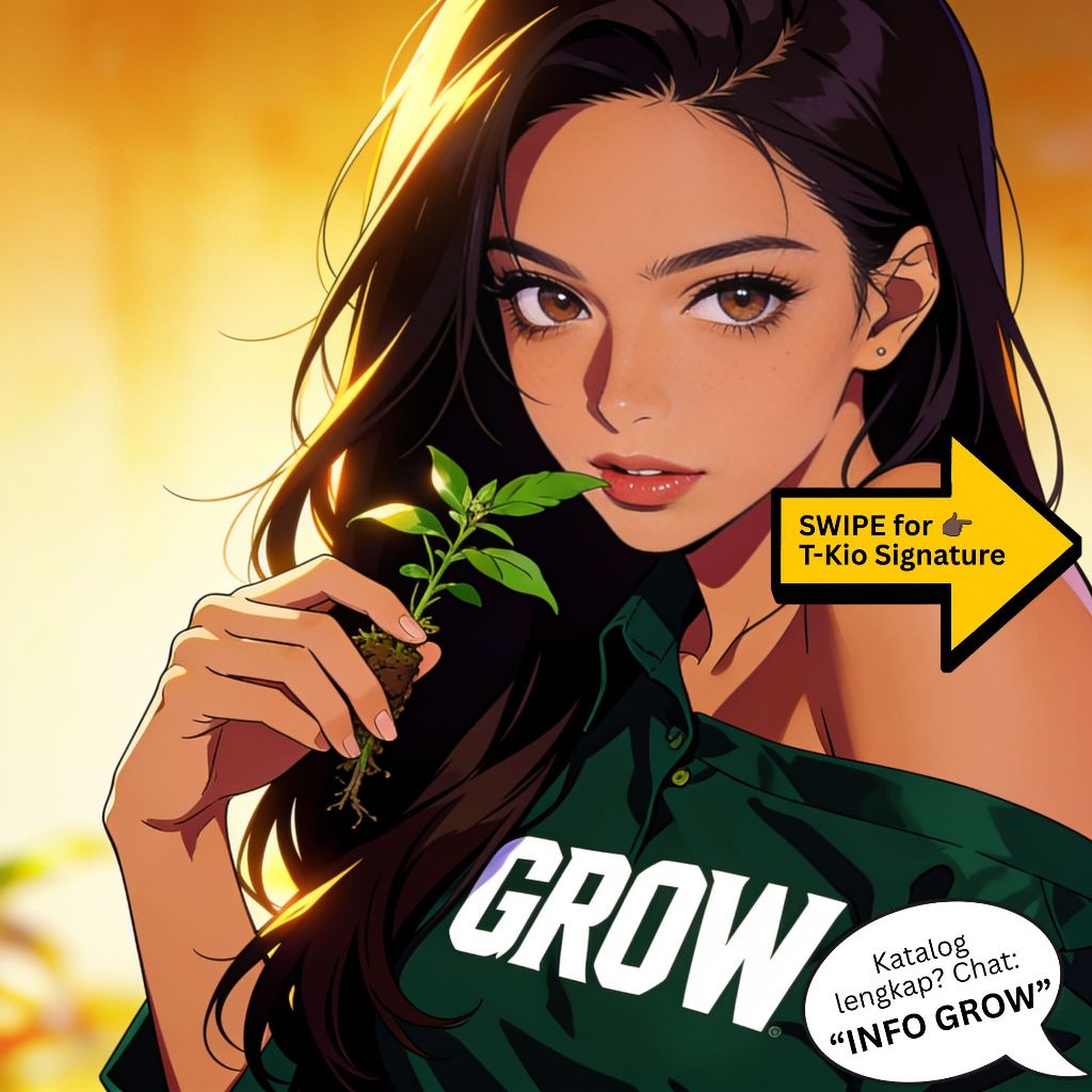 Official Sticker Merch GROW - T-Kio Signature Edition