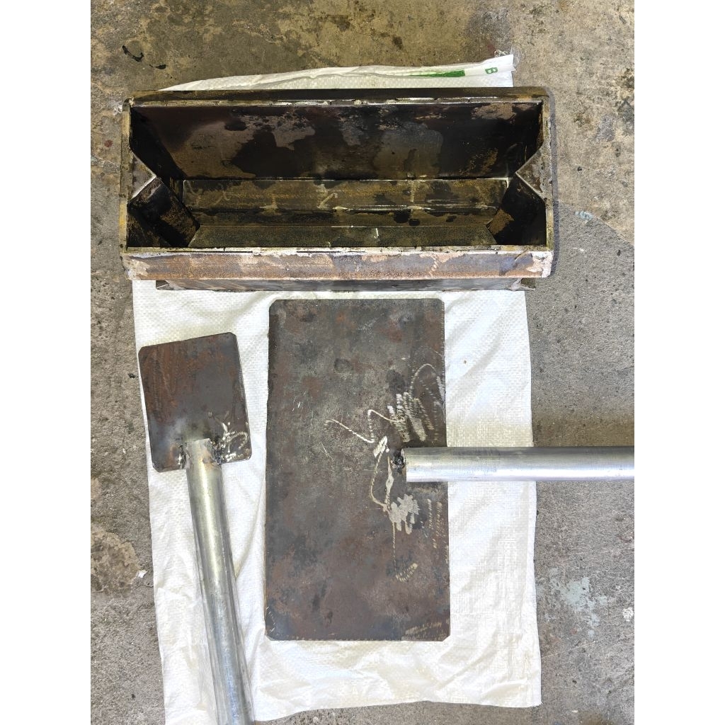 Cetakan Batako manual model tarik
