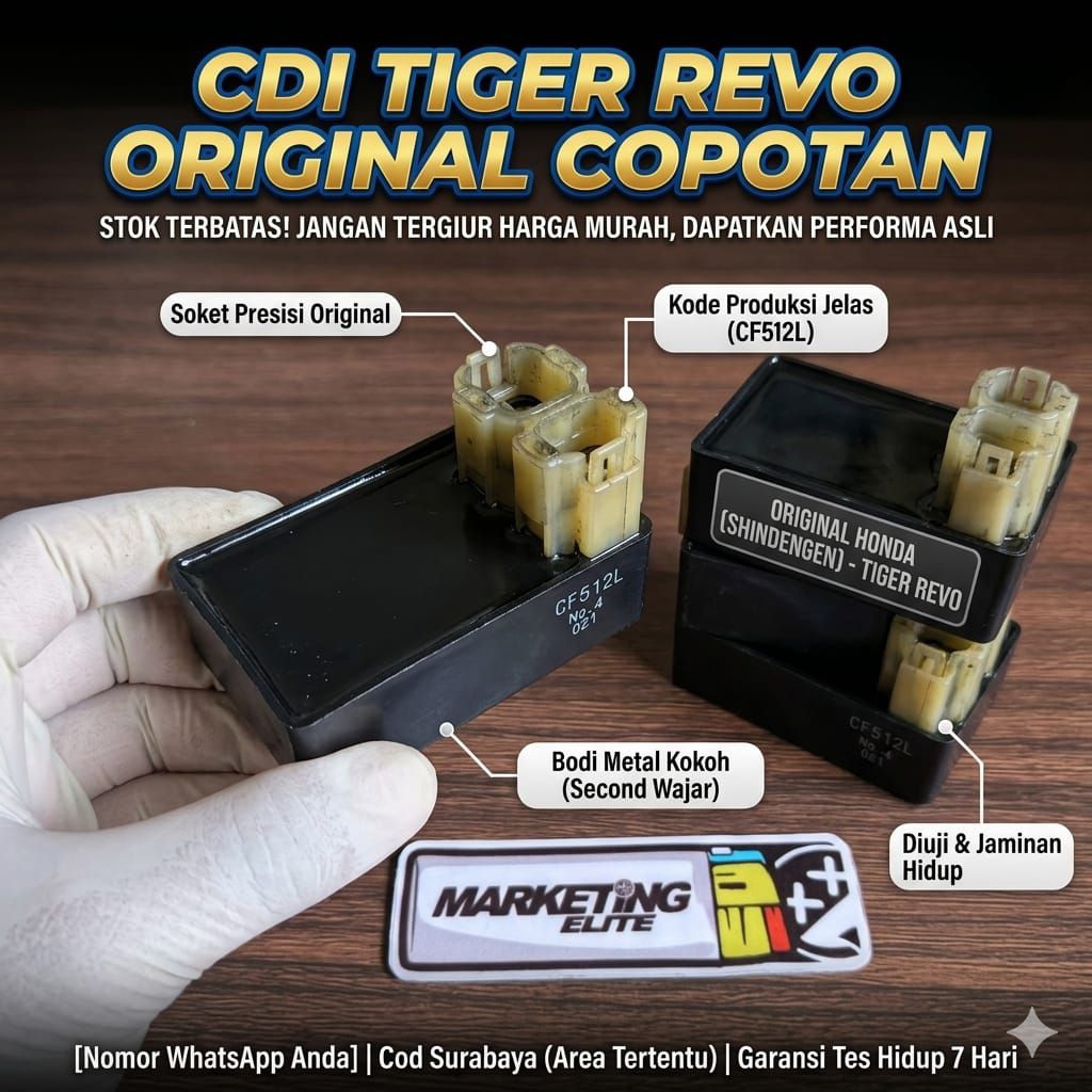 CDI tiger Revo original CDI tiger lama Tiger Revo original copotan
