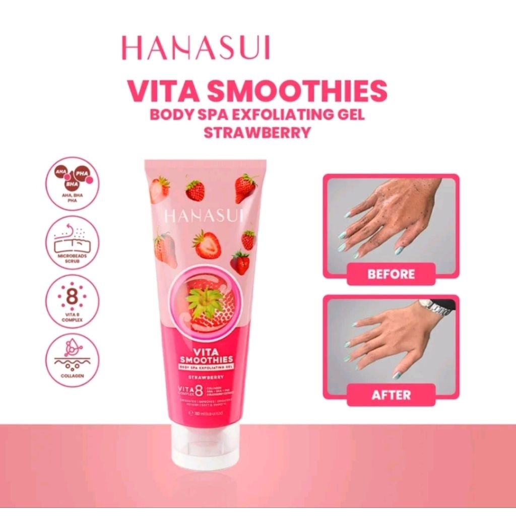 Hanasui Vita Smoothies Strawberry 180ml